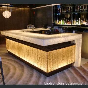 Artificial stone counter top salad bar